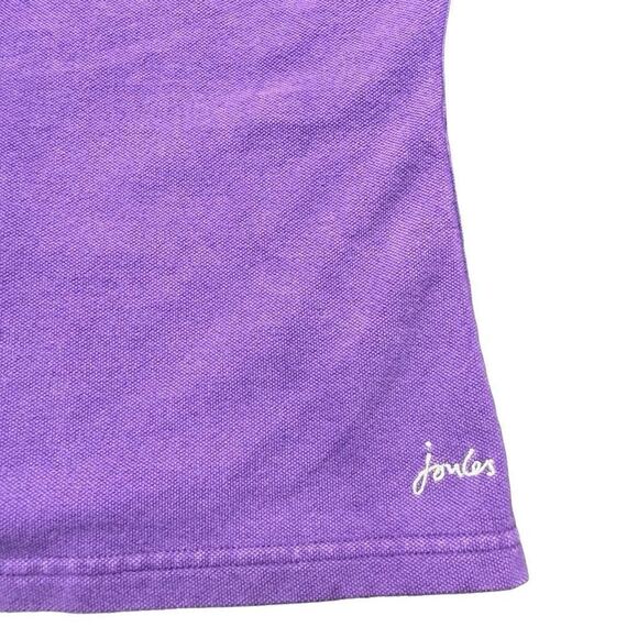 Joules Rugby Polo Short Sleeve Shirt Womens Small S Purple Pink - Picture 5 of 11